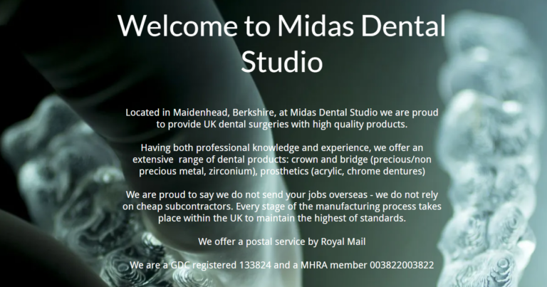 Midas Dental Studio in Maidenhead, Berkshire