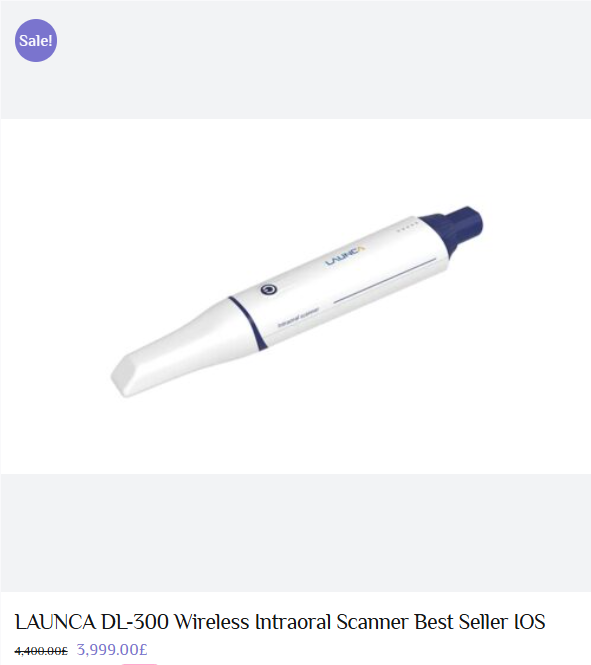 Launca DL300 P Wireless Intraoral Scanner